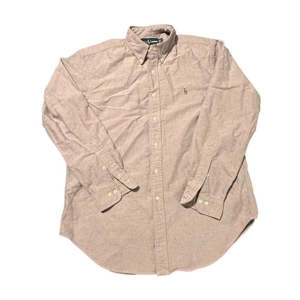 Polo Ralph Lauren Classic Fit Button-Down Oxford Shirt Light Gray